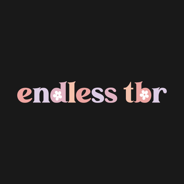 Endless TBR Sticker Bookish Sticker Kindle Era Booktok Sticker Book Club Decal Reader Sticker Gift Reading Kindle by SouQ-Art