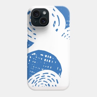 Modern Leaves PatternOverlapping Circles with Patterns Phone Case