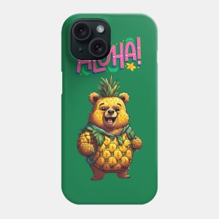 pinapple bear Phone Case