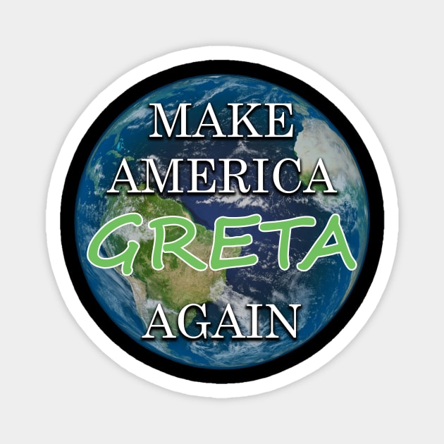 Make america greta again Magnet by Yaman