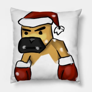 Cute Boxer Drawing Pillow