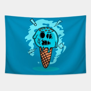 MELTED ICE CREAM CARTOON Tapestry