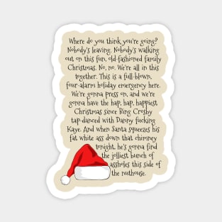 Christmas Rant Magnet