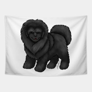 Dog - Tibetan Mastiff - Black Tapestry