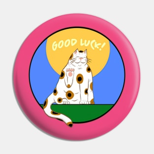 Good Luck Cat - Maneki Neko Pin