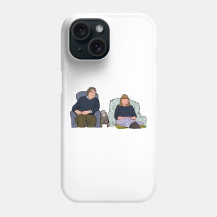 Giles And Mary from Gogglebox Phone Case