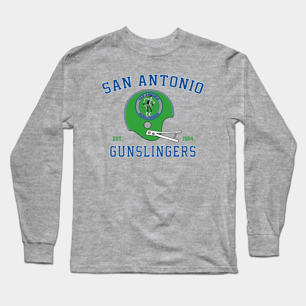 San Antonio Gunslingers - Old School - Gunslingers - Long Sleeve T ...