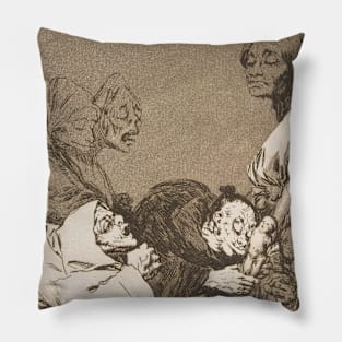 A Gift for the Master by Francisco Goya Pillow