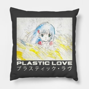 Plastic Love - プラスティック・ラヴ Pillow