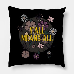 Aesthetic Means Proud Name Flowers Retro Styles Pillow