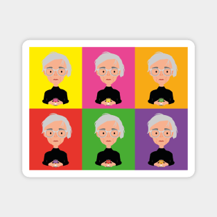 Warhol colors Magnet