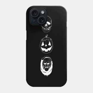 Season of the Witch Masks Vertical Phone Case