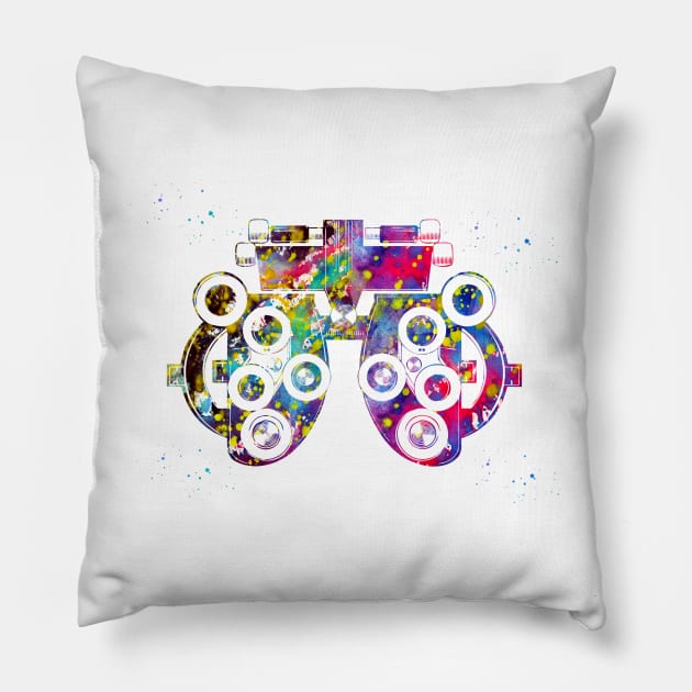 Optometry tool Pillow by erzebeth