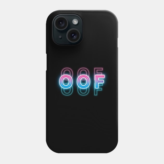 OOF Phone Case by Sanzida Design