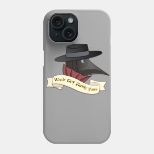 Wash Thy Flithy Paws (Plague Doc) Phone Case