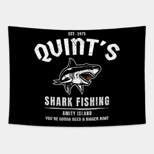 Quint's Shark Fishing - Amity Island 1975 Tapestry