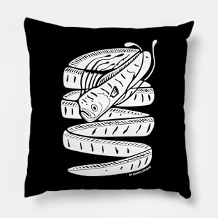 Oarfish - white Pillow