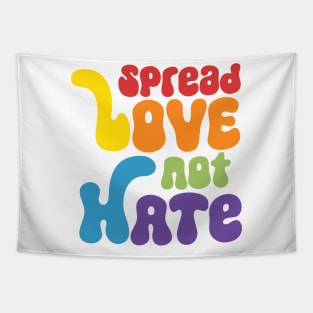 Spread Love Not Hate Tapestry