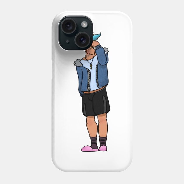 Sans from undertale human version Phone Case by Shred-Lettuce