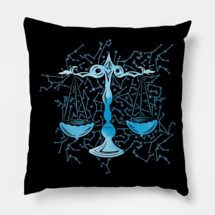 Libra Zodiac Sign Air Element Pillow