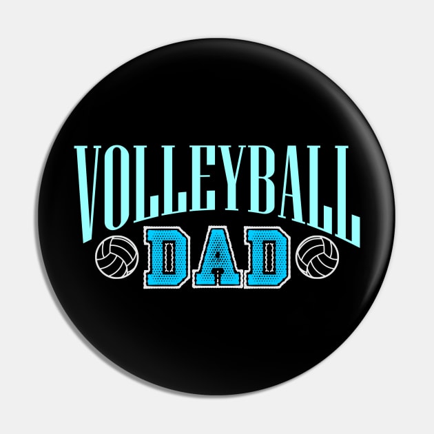 Volleyball Dad Pin by mBs