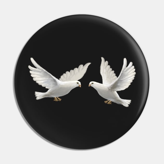 Doves Pin by PeggyNovak