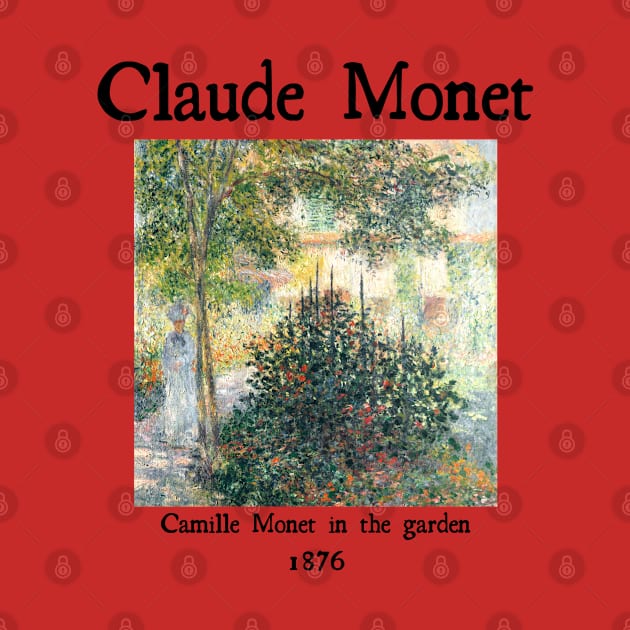 Camille Monet in the garden by Cleopsys