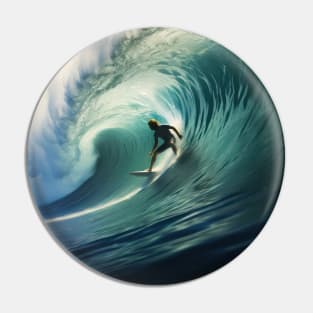 Surfing the perfect wave Pin