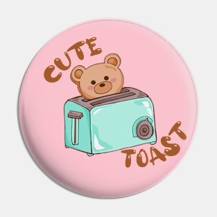 Cute Toast Pin