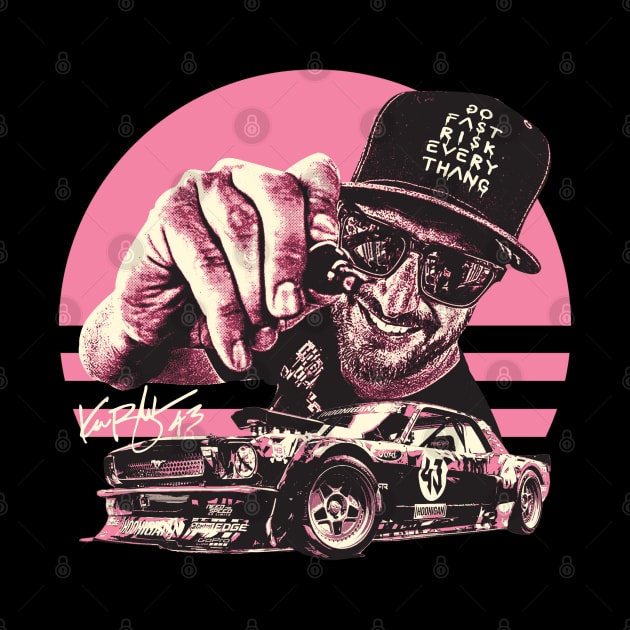 Ken Block pink by Bingung Mikir Nama Design