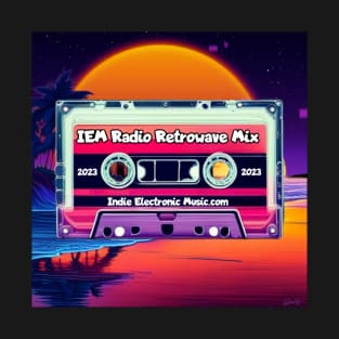 IEM Radio Design Retrowave Mix Tape Synthwave Radio T-Shirt