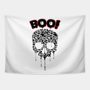 BOO SKULL Tapestry