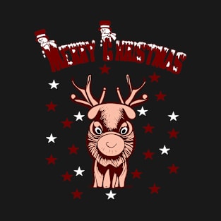 Merry Christmas Reindeer T-Shirt