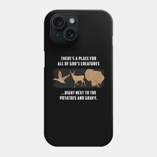 Funny Hunting Hunter Eat Meat BBQ Grillmaster Gift Phone Case