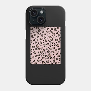 Leopard pattern, Animal print, Retro, Mid century art Phone Case