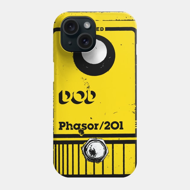 DOD Phasor Pedal Guitar FX Fan Art Design Phone Case by DankFutura