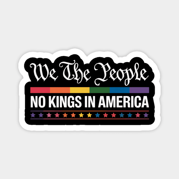 No Kings In America We The People Magnet by ArtistTee ⭐⭐⭐⭐⭐