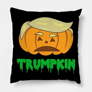Trump Funny Halloween Trumpkin Pillow
