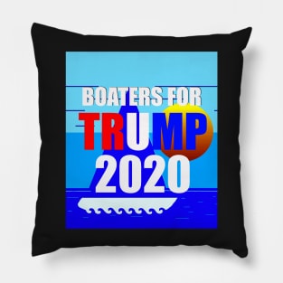 Boaters for Trump 2020 design A Pillow