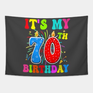 It's My 70th Birthday 70 Year Old Birthday Tapestry