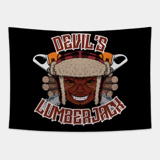 Devil's Lumberjack Tapestry