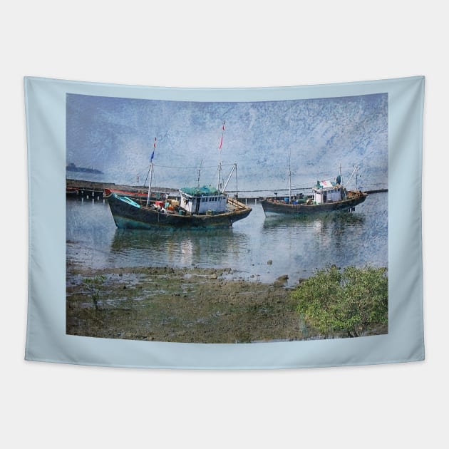 Boats Tapestry by vadim19