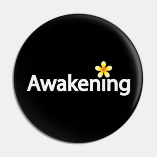 Awakening creative text design Pin