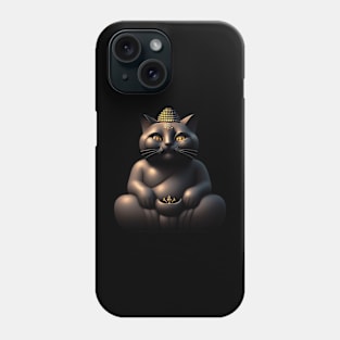 Buddha cat Phone Case