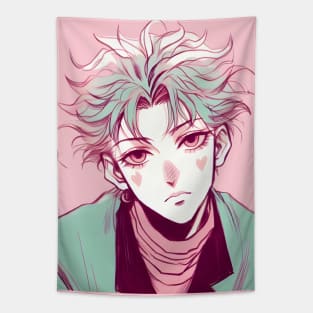 Anime Wonderland: Whimsical Art Prints Featuring Manga-Inspired Designs for Otaku Bliss! Tapestry