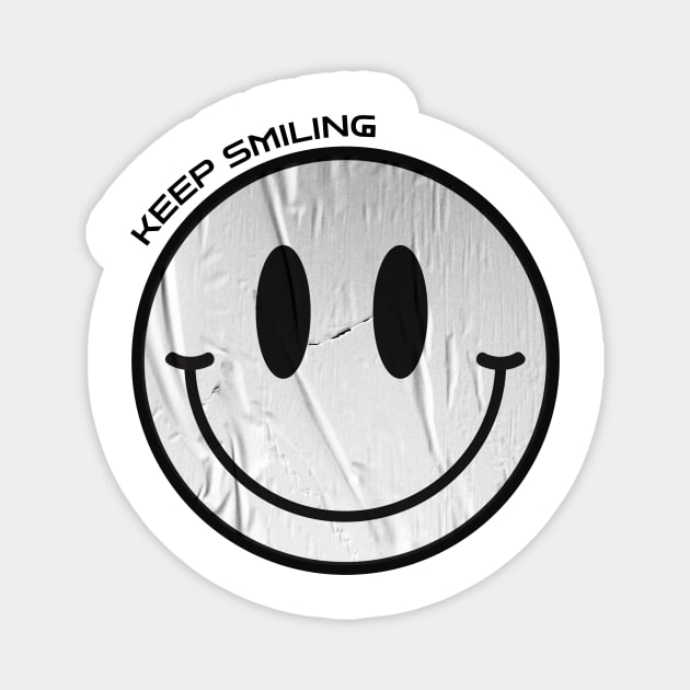 Keep smiling Magnet by The Introvert Space