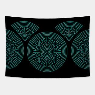 Hopi Circled Design Tapestry