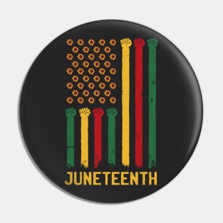 Raising Up Juneteenth: Celebrate Freedom with Flower Fists Pin