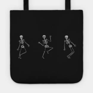 Dancing Skeleton Tote