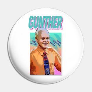 Gunther -  90s Styled Retro Graphic Design Pin